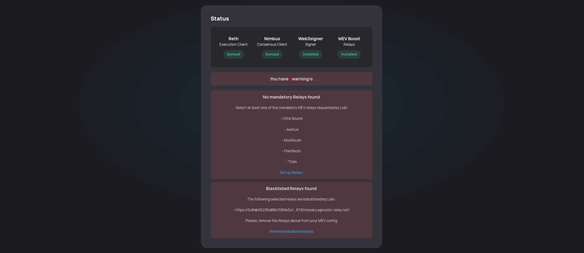 lido-relays-warnings